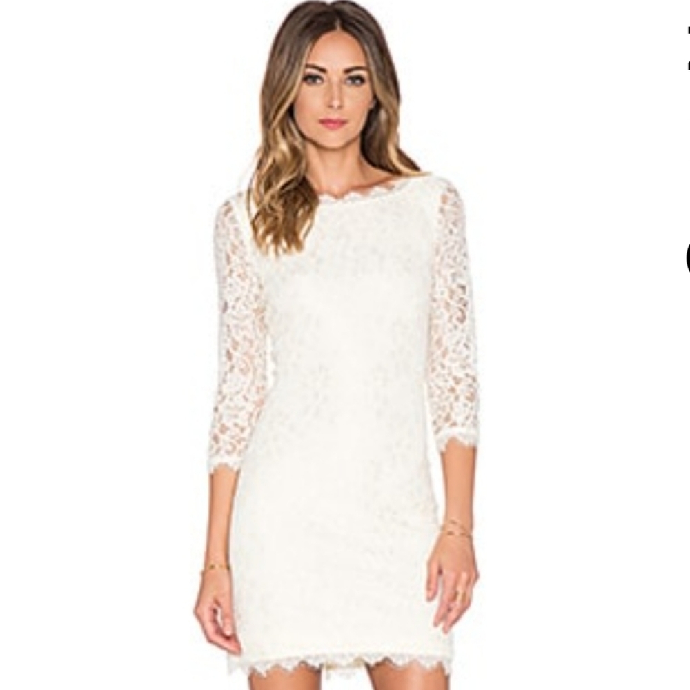 COPY - Diane von Furstenberg Ivory Zarita Dress